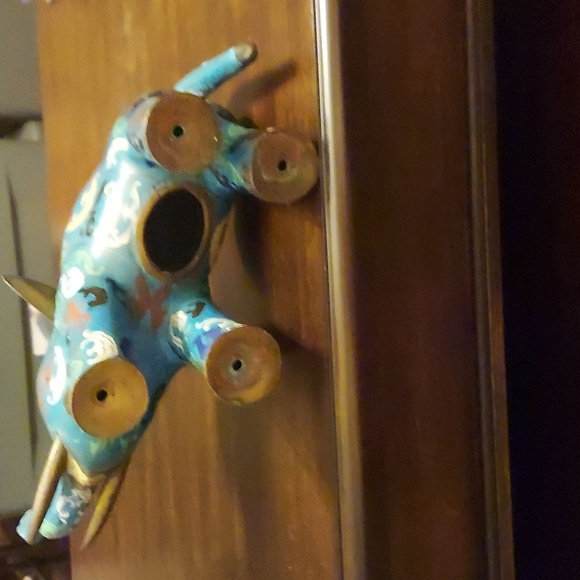 Chinese Cloisonne elephant - Picture 4 of 5